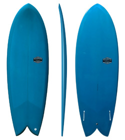 TWIN KEEL FIN - BLUE (PU)