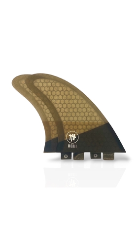 MODII -  TWIN FINS - FCS COMPATIBLE BASE ,  TWINNIE - FLAX