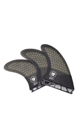 MODII LARGE G7 THRUSTER FIN ( FUT COMPATIBLE BASE ) ,GREY 3TONE