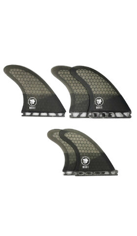 MODII, SFK 5 FIN, TRI- QUAD ( FUTURE COMPATIBLE BASE ) (Medium) grey