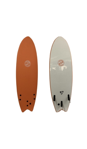 SHAKKA SOFT BOARD FISH ORANGE 5'10"